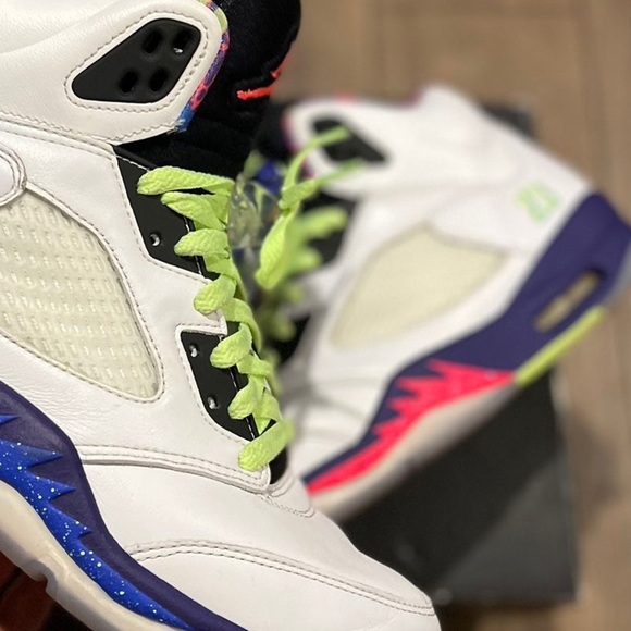 Nike Air Jordan 5 Retro GS 'Alternate Bel-Air' 2020 7Y/ woman’s 8 GUC - Picture 5 of 8